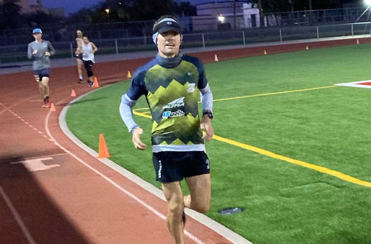 Zach Bitter runs the Desert Solstice 24 Hour Track Invitational - Purpose Performance Wear