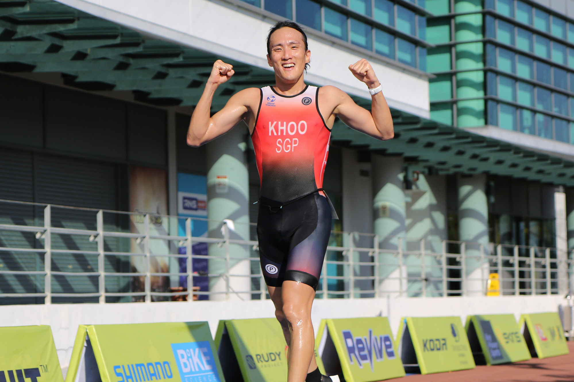 Singaporean Ben Khoo Breaks Triathlon Records
