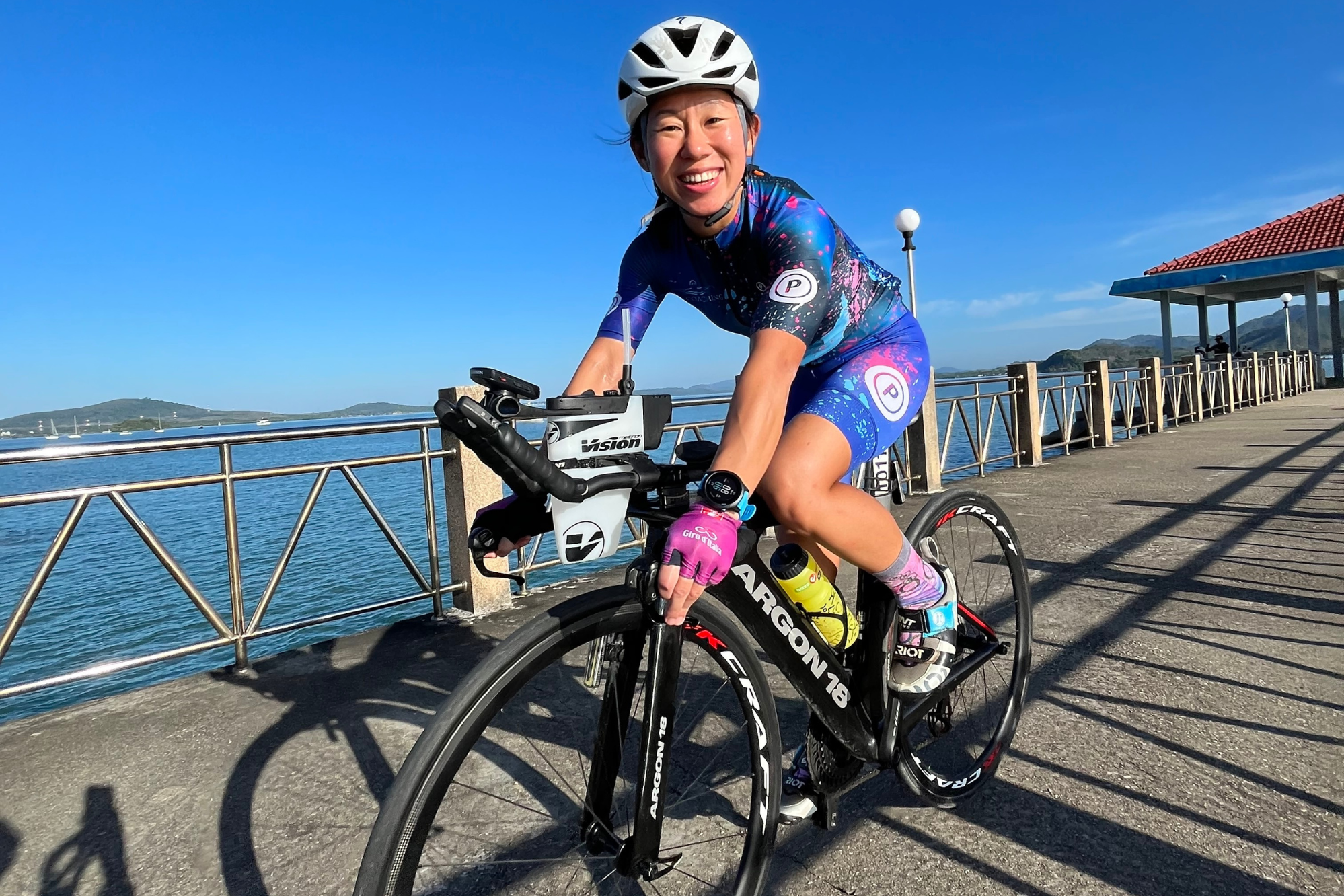 Charlene Navigates the Triathlon Terrain with Grit & Grace