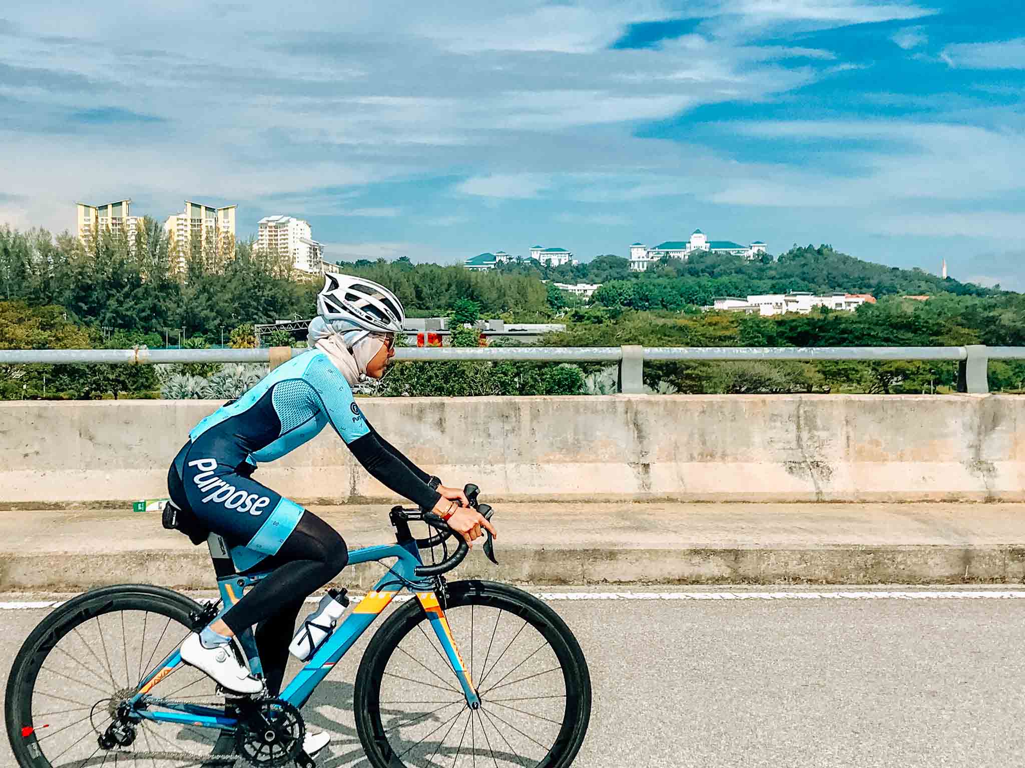 Dayang Syahida: Despite having scoliosis, her goal is to complete an Ironman - Purpose Performance Wear