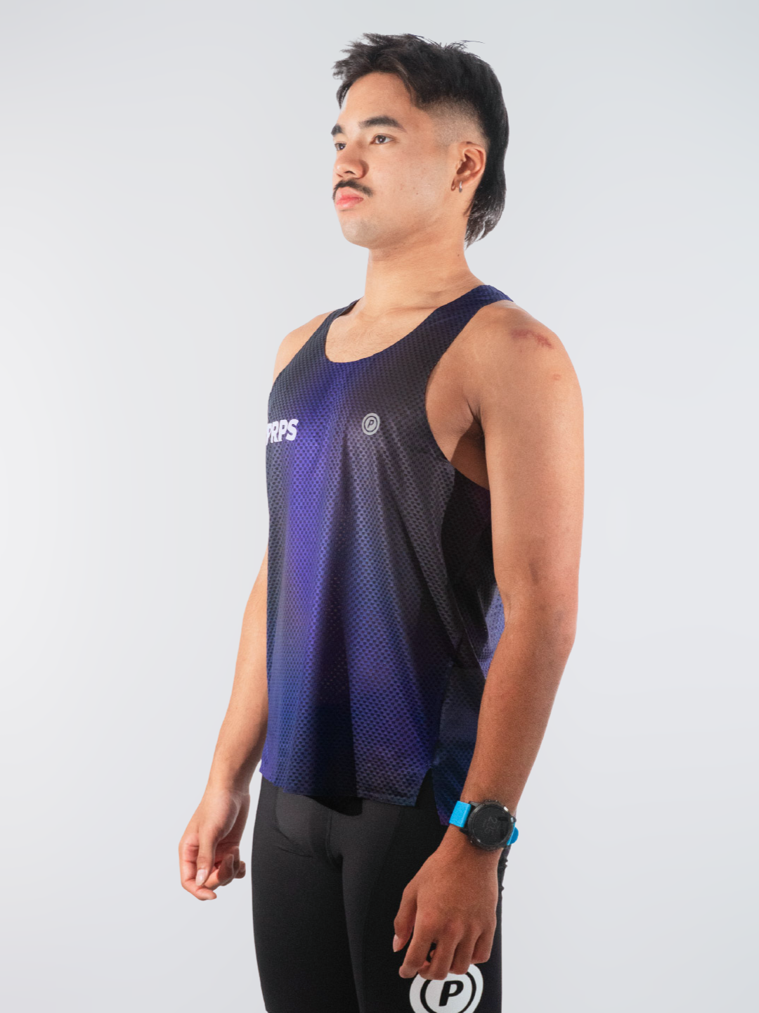 Borealis - MEN Hypermesh PRO+ Running Singlet (Granite)