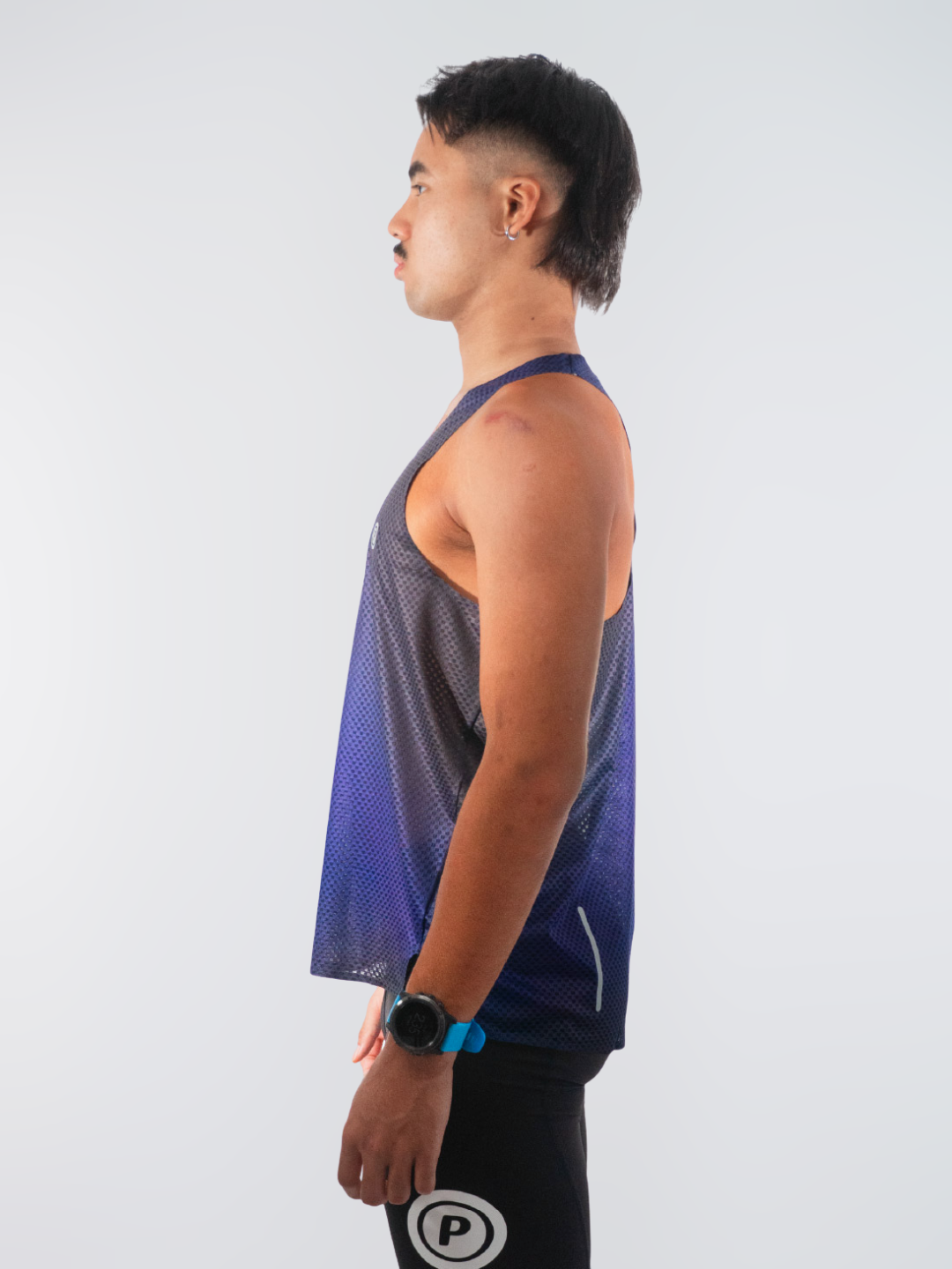 Borealis - MEN Hypermesh PRO+ Running Singlet (Granite)