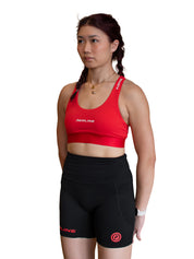 Redline Games Women Performance Sports Bra (Redline White)