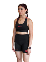 Redline Games Women Performance Sports Bra (Redline Black)