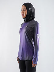 Borealis - WOMEN Hypermesh ELITE Running Long Sleeve T-Shirt (LT) (Granite)