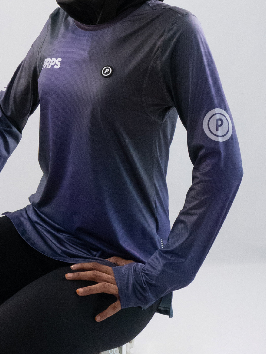 Borealis - WOMEN Hypermesh ELITE Running Long Sleeve T-Shirt (LT) (Granite)