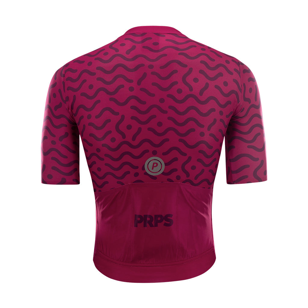 PRO v3 Cycling Jersey (Amaranth Red) - Purpose Performance Wear