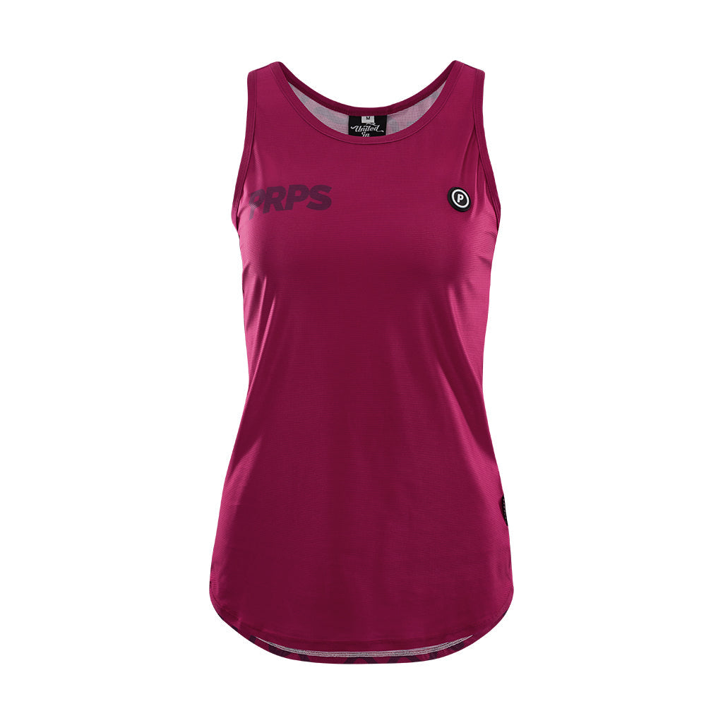 Women Running Singlet Hypermesh ELITE (Amaranth Red) - Purpose Performance Wear