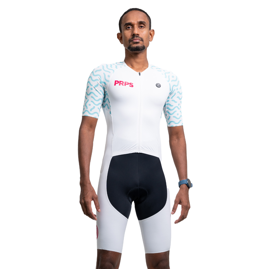 Hypermesh ELITE Tri Suit (Arctic White) - Purpose Performance Wear