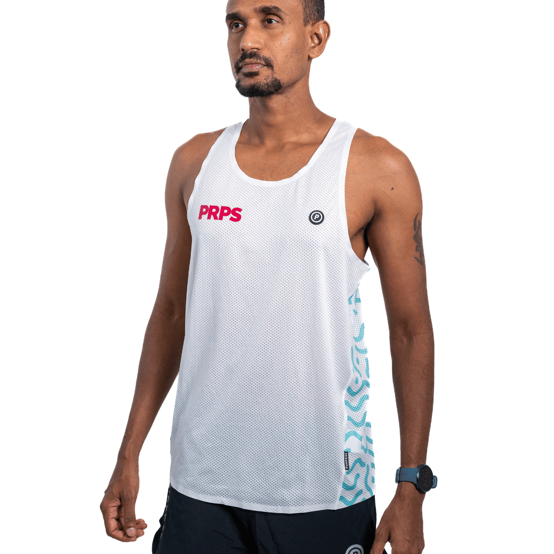 Hypermesh PRO Running Singlet (Arctic White) - Purpose Performance Wear