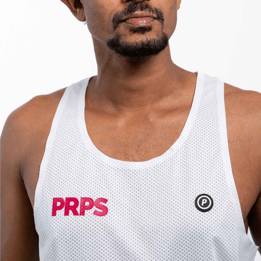 Hypermesh PRO Running Singlet (Arctic White) - Purpose Performance Wear