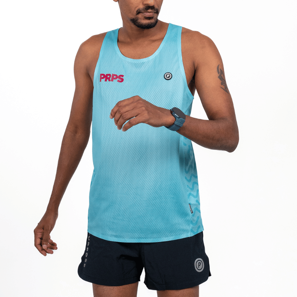 Hypermesh PRO Running Singlet (Arctic Blue) - Purpose Performance Wear