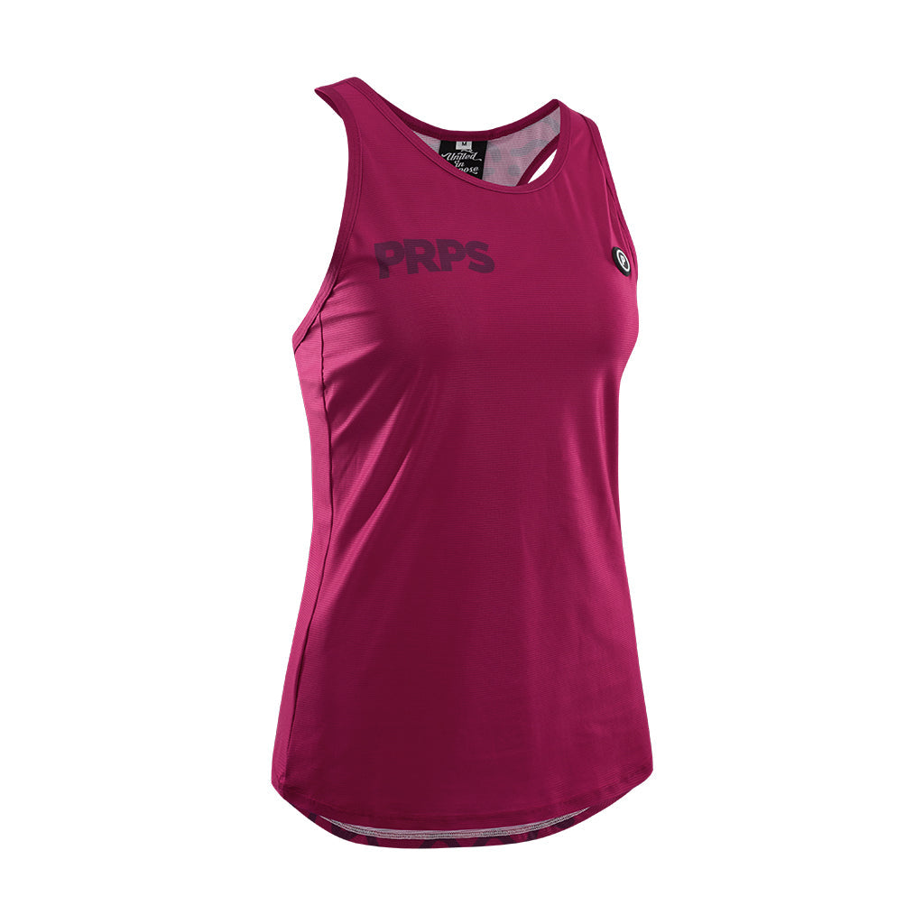 Women Running Singlet Hypermesh ELITE (Amaranth Red) - Purpose Performance Wear