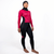 Women Full Length Swimsuit Long Sleeve (Amaranth Red) - Purpose Performance Wear