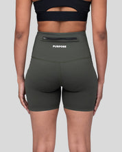 Purpose Women Mid-Length Tights (Moses Green)