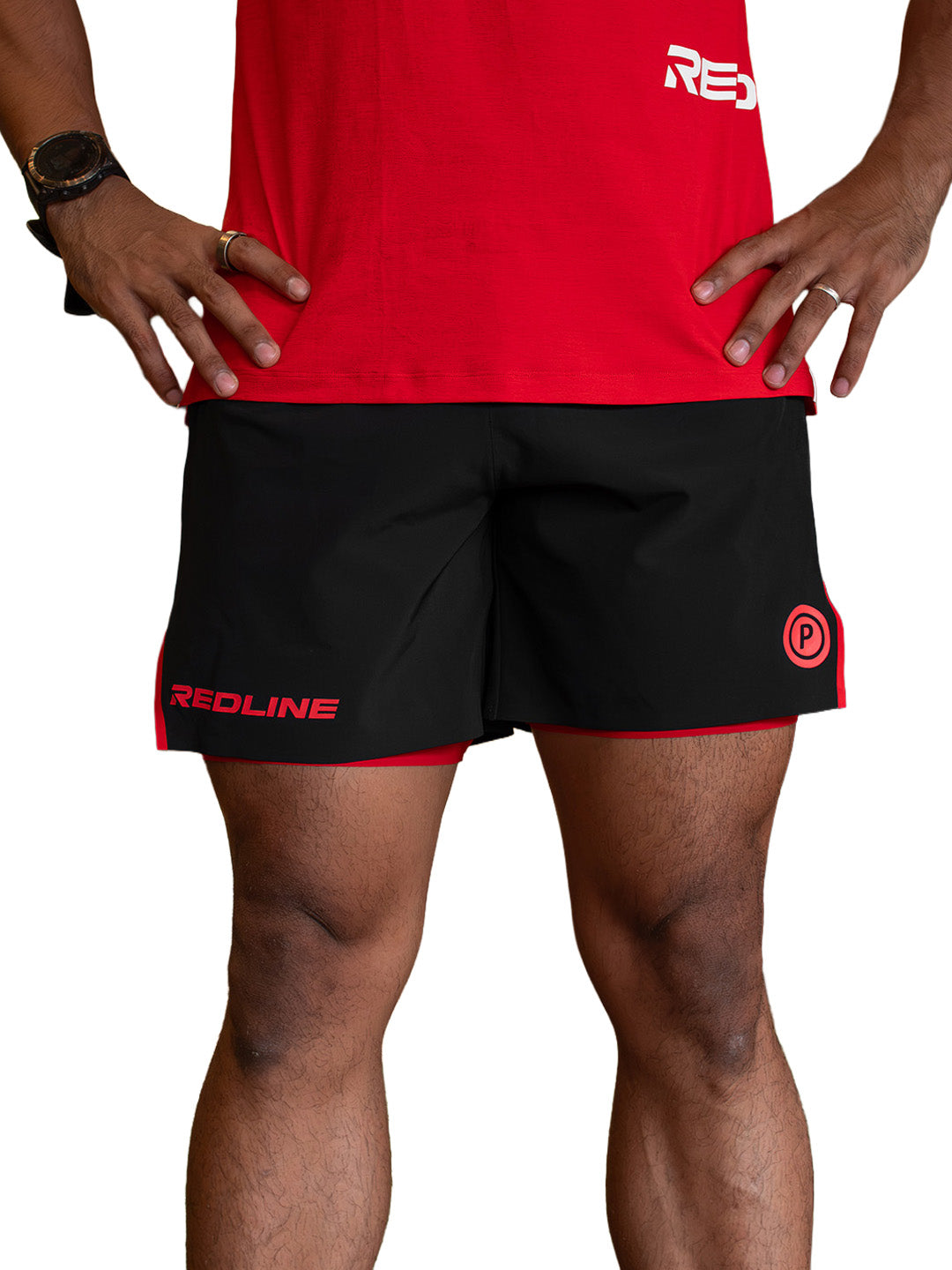 Redline Games 7-inch Shorts with Chalk Pocket (Redline Black)