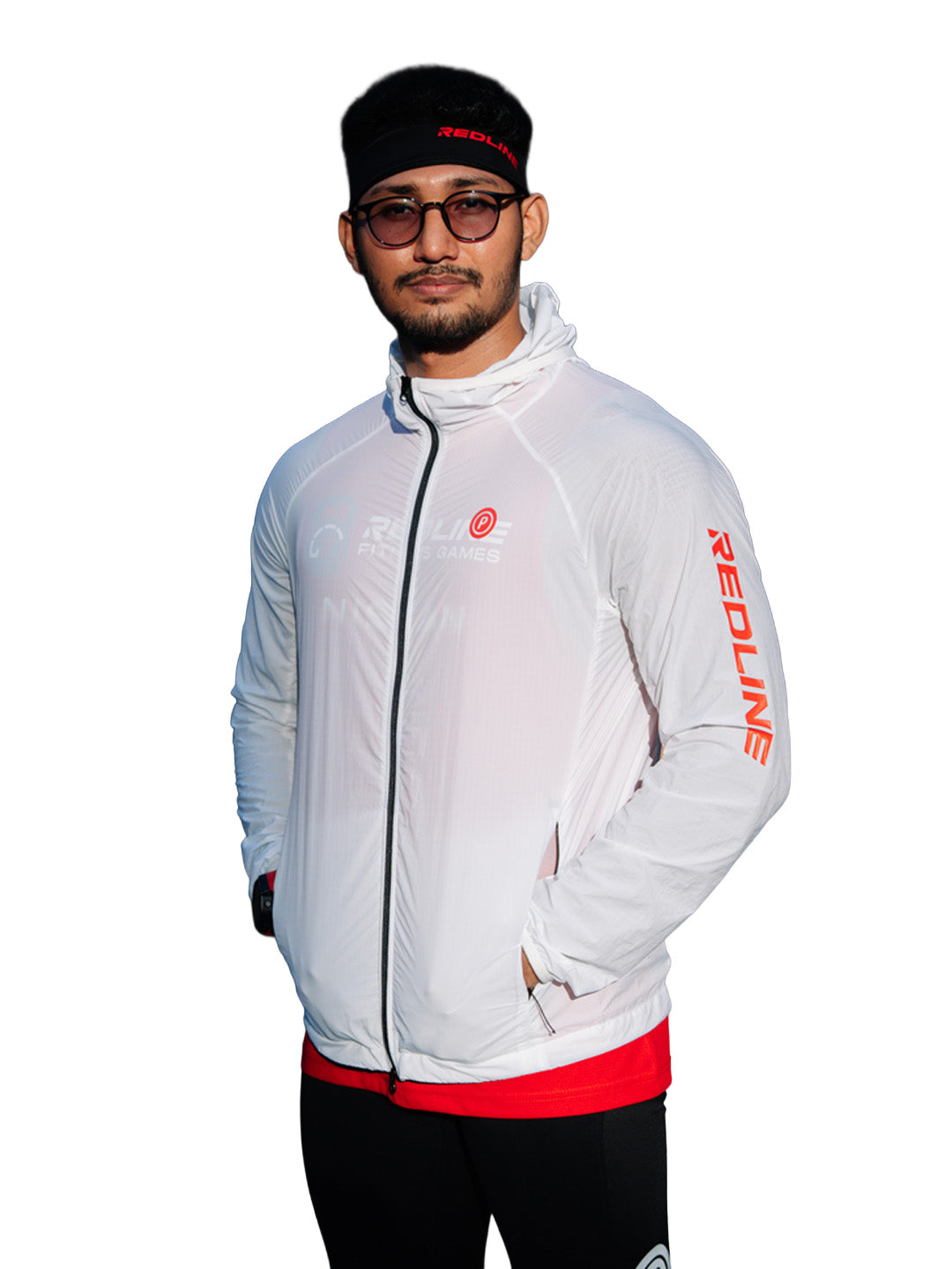Redline Games Ultra-Light Training & Running Jacket (White)