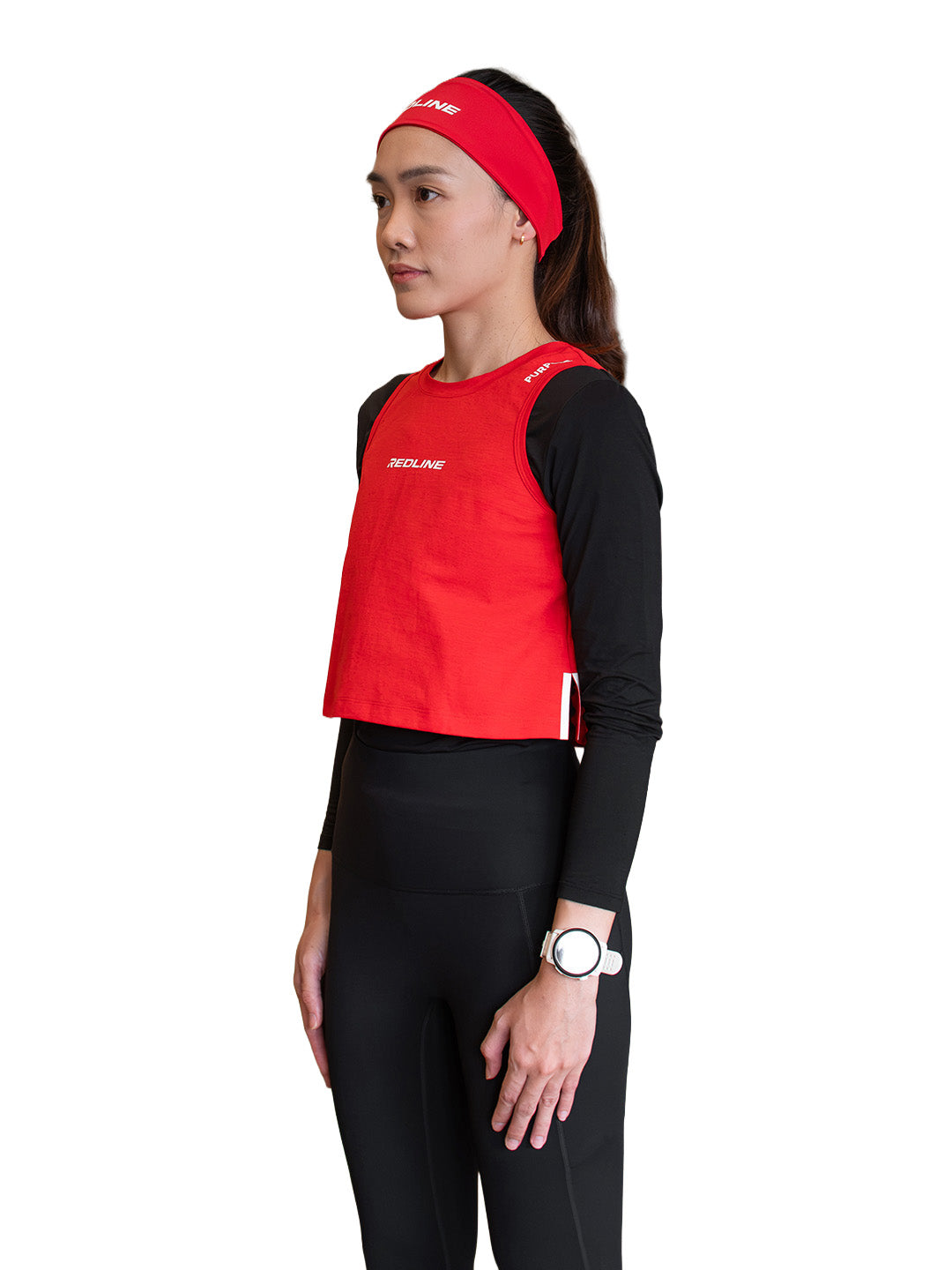 Redline Games Women Training Crop Top (Red)