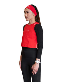 Redline Women Training Crop Top (Red) - 2XS
