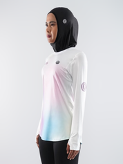 Borealis Women Hypermesh ELITE Long Sleeve Running T-Shirt LT (Unicorn)