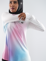Borealis Women Hypermesh ELITE Long Sleeve Running T-Shirt LT (Unicorn)