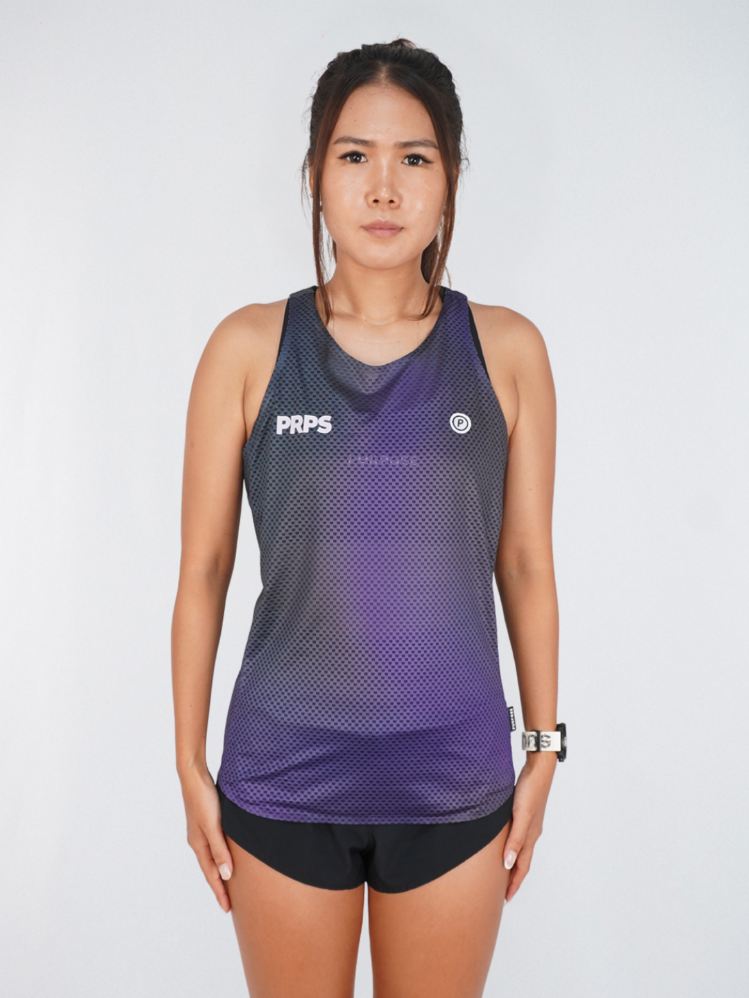 Borealis - WOMEN Hypermesh PRO+ Running Singlet (Granite)