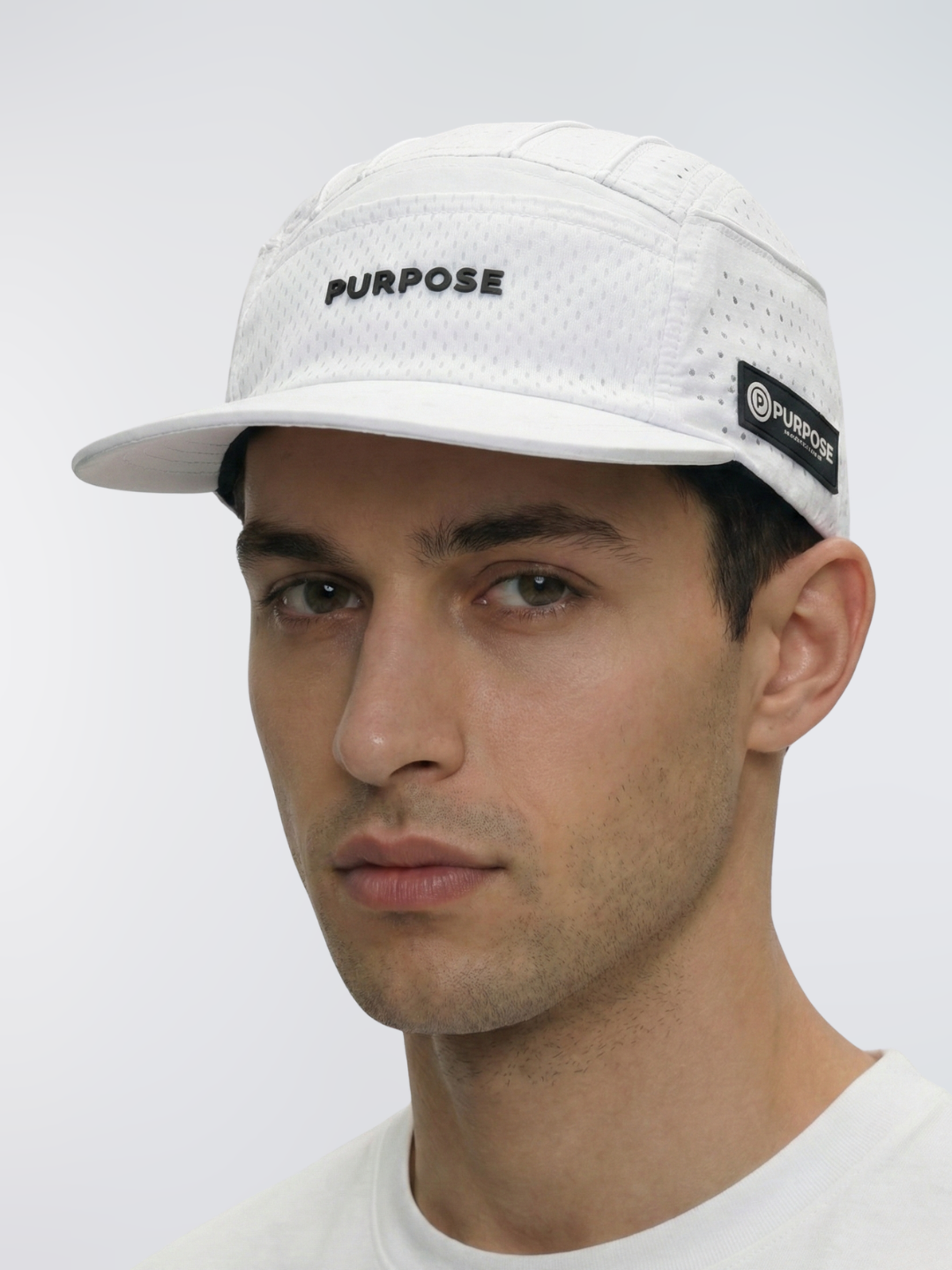 Arctic White Glacier Hat cooling running hat with evaporative technology for marathon and hot weather training