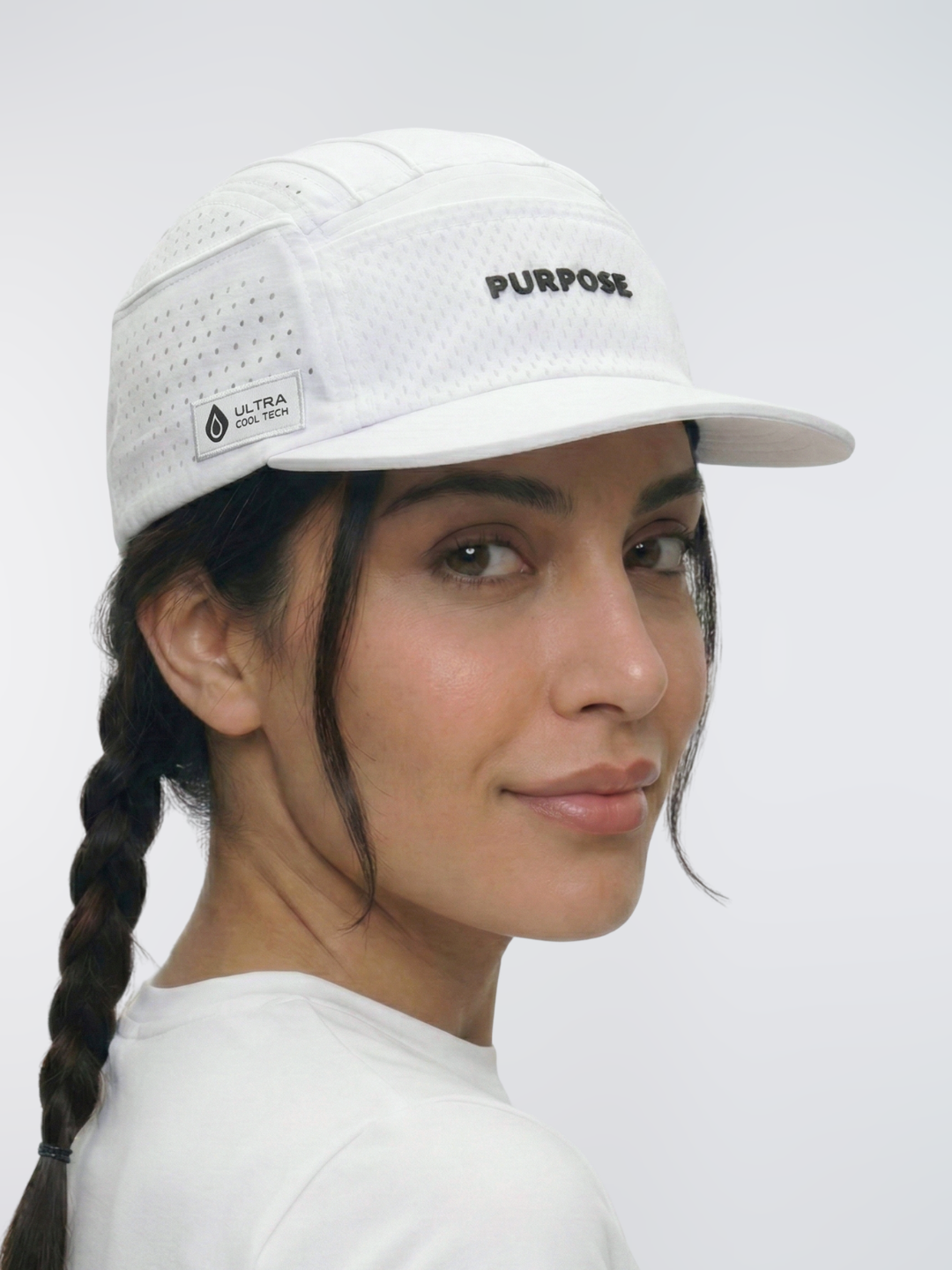 Purpose Glacier Hat with Ultra Cool Tech (Arctic White)