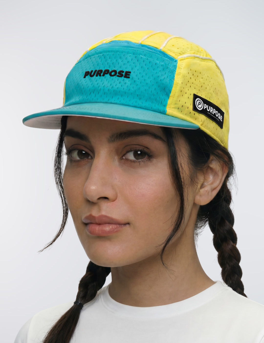 Frosted Sulphur Glacier Hat cooling running cap for hot climate endurance sports