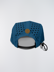 re:PURPOSE 5-Panel Cycling & Running Cap 100% Recycled (Ocean Blue)