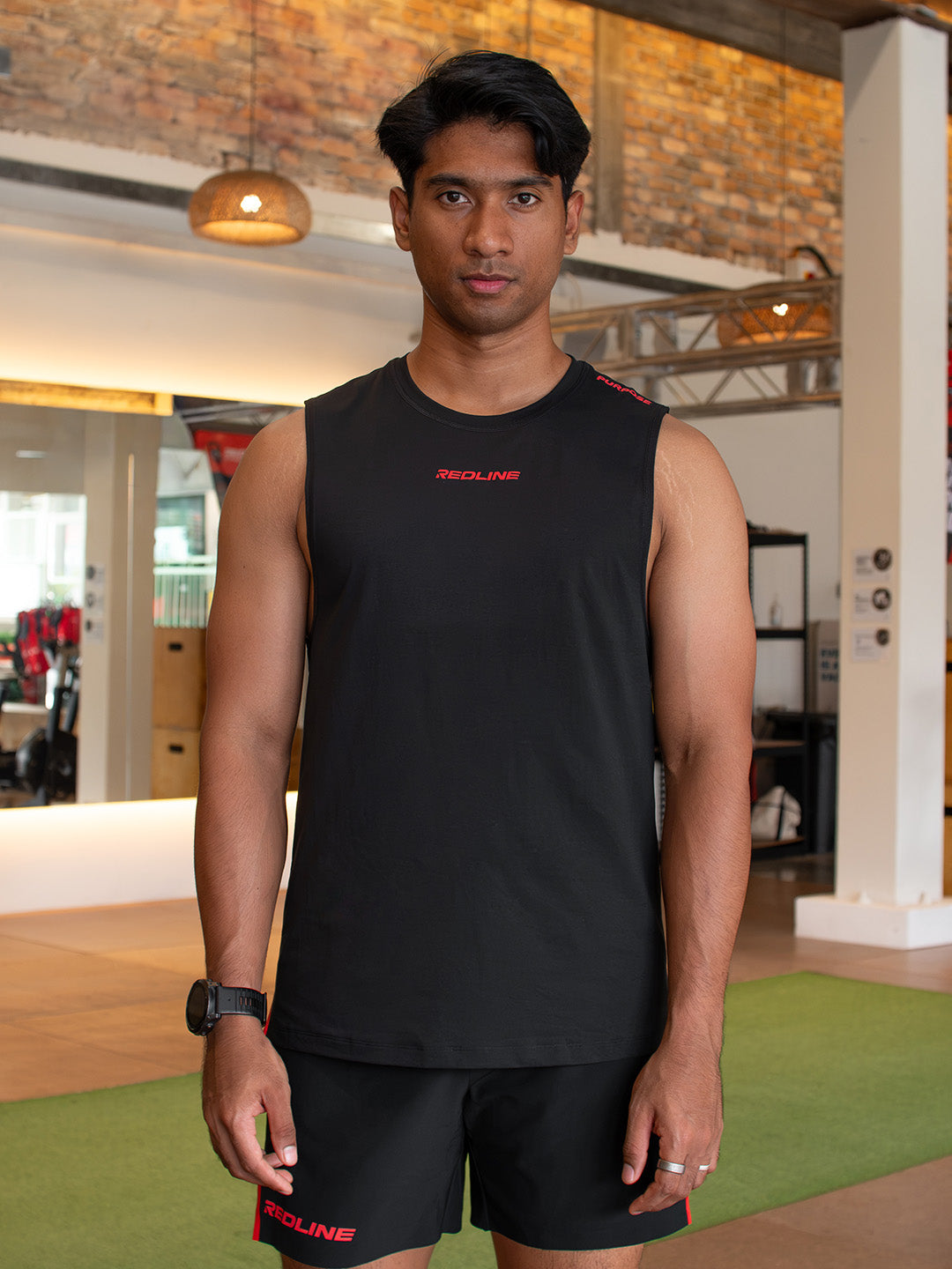 Redline Games Training Tank Top (Carbon Black)
