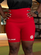 Redline Games Women 6-inch Short Tights (Redline White)