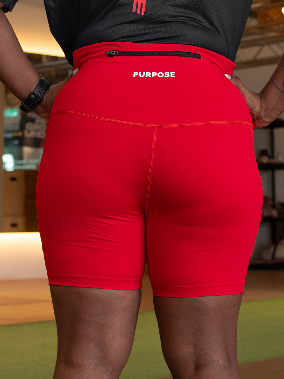 Redline Games Women 6-inch Short Tights (Redline White)