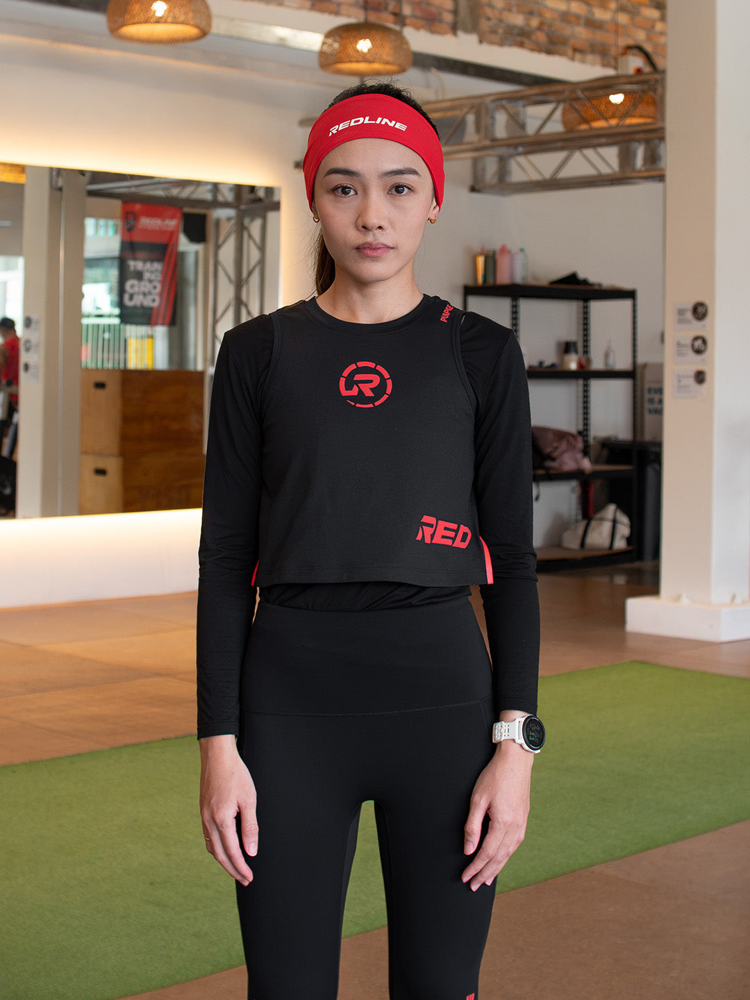 Redline Games Women Training Crop Top (Redline Black)