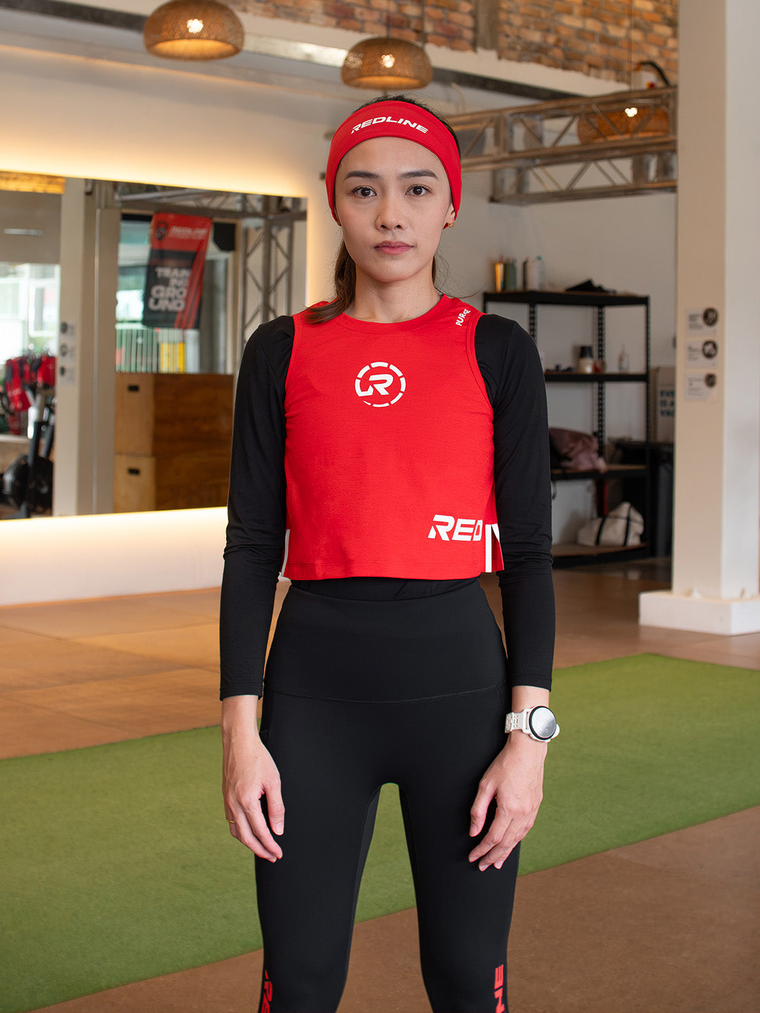Redline Games Women Training Crop Top (Redline White)