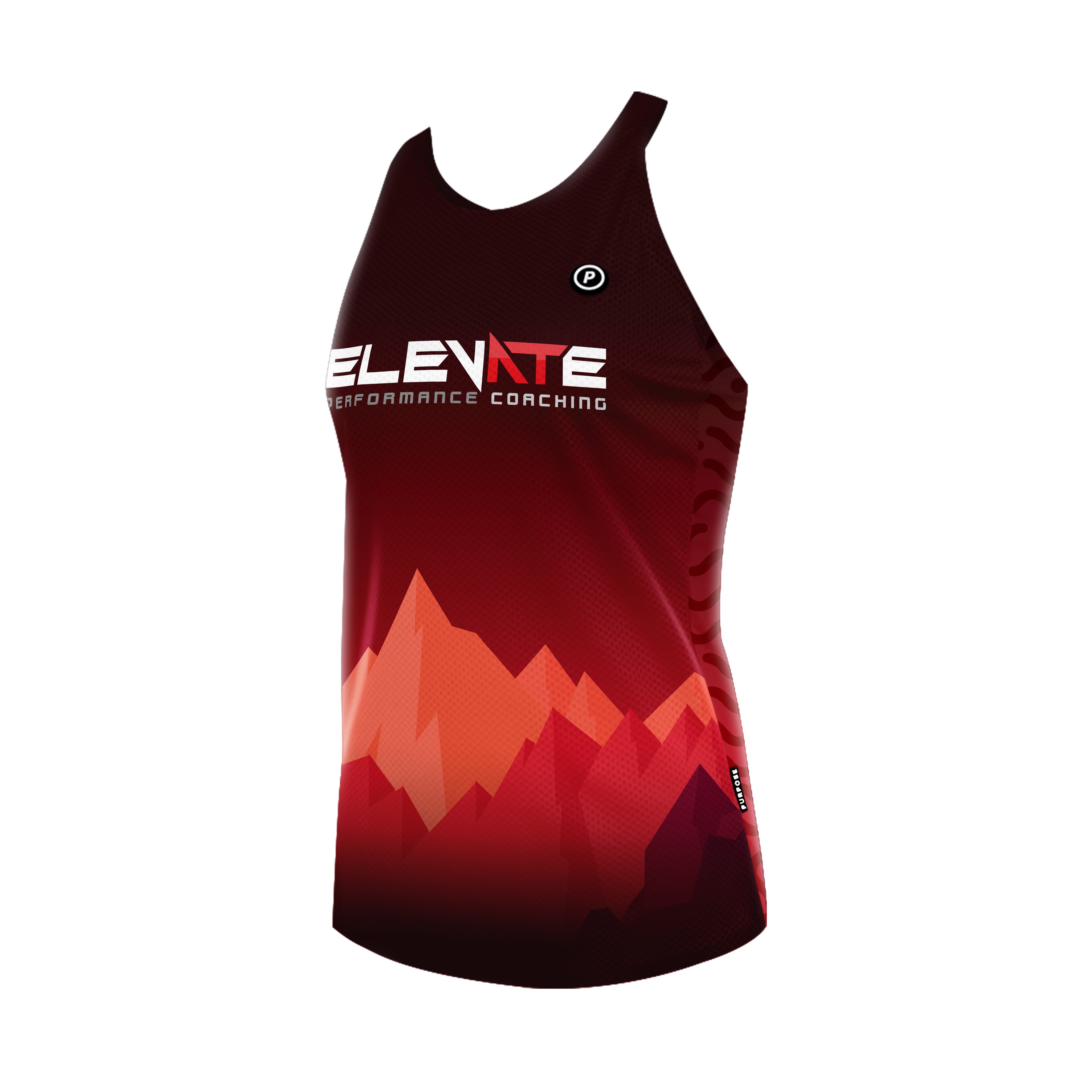 [CUSTOM BY PURPOSE] Elevate Performance Running Singlet Women