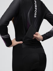 WOMEN Hypermesh™️ PRO+ Tri Suit Full Length, Long Sleeve (Carbon)