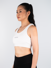 Women Performance Sports Bra (Arctic White) - XS