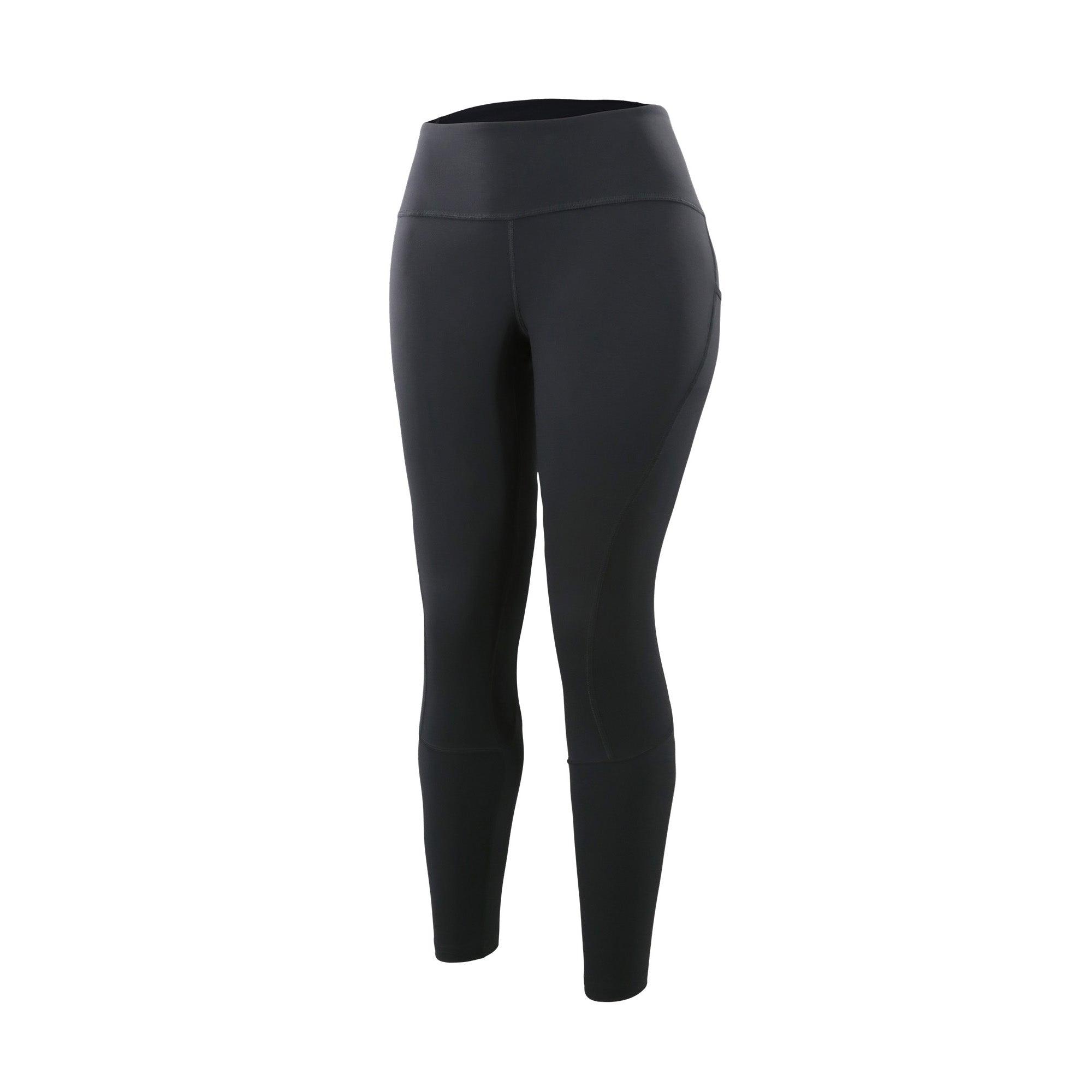 Women High-Waisted Long Tights for Training, Running Back Pocket (Whit –  Purpose Performance Wear