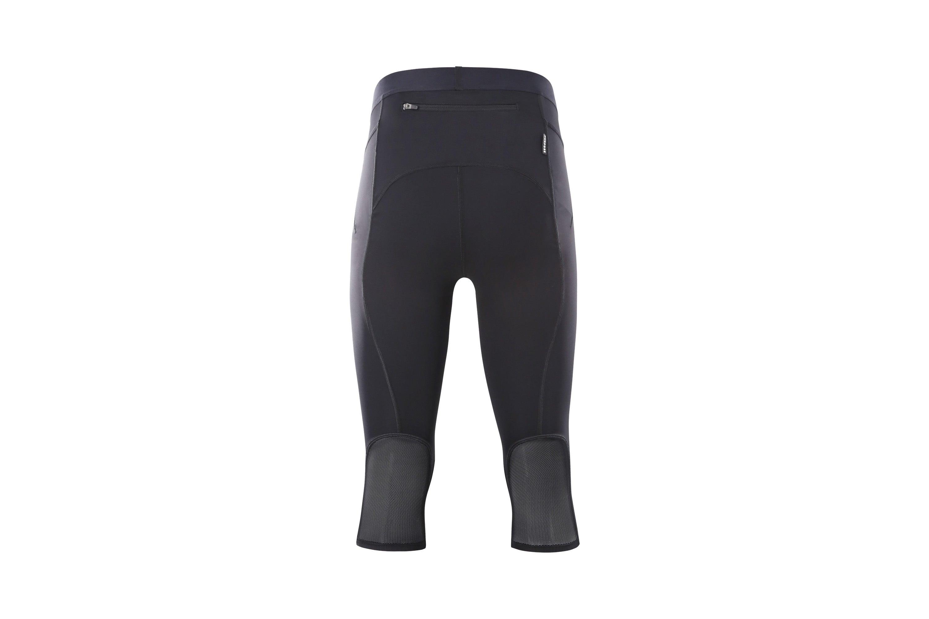 Men's Mid Length Running Tights for Training & Racing (Carbon) - Purpose Performance Wear