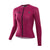 PRO v3 Women's Cycling Jersey Long Sleeve (Amaranth Red) - Purpose Performance Wear